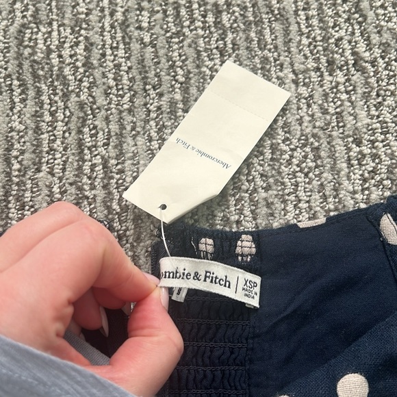 NWT Abercrombie & Fitch Polka Dot Dress Mini Dress - Picture 5 of 10